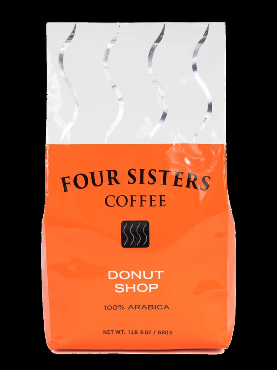Four Sisters Coffee Donut Shop bag
